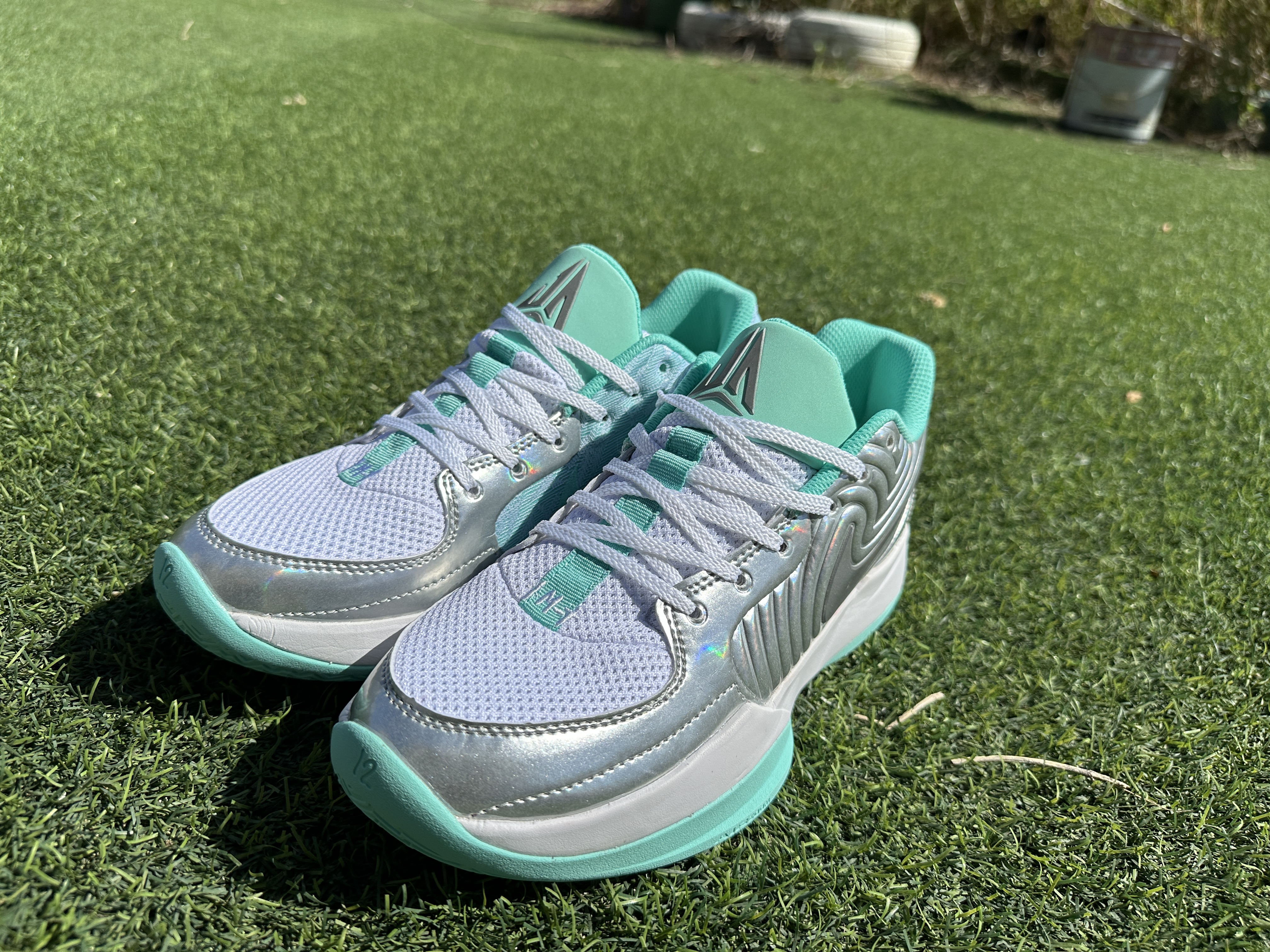 Nike Ja Morant 2 womens White Silver Blue